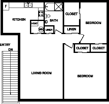 Deville Apartments Two Bedroom