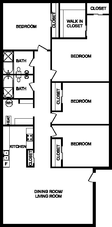 Deville Apartments Four Bedroom